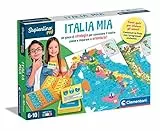 Clementoni- Sapientino più-Italia Mia-Gioco Educativo Geografia Bambini 6 Anni, Percorso A Quiz (Versione in Italiano) -Made in Italy, Multicolore, 16417