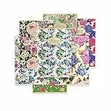Pigna Nature Flowers 02298855M, Quaderno formato A4, Rigatura 5M, quadretti 5 mm per 2° e 3° elementare, Carta riciclata 80g/mq, Pacco da 10 Pezzi