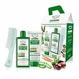 Equilibra Capelli, Kit Tricologica, Shampoo Repair Ristrutturante e Rinforzante, Balsamo Repair Ristrutturante e Rinforzante, Pettine a Denti Larghi Districante, Confezione Regalo