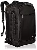 Amazon Basics Zaino da viaggio/bagaglio a mano, Taglia Unica, Nero, 50L