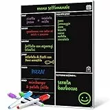 Smart Panda Lavagna Calendario Magnetico Frigorifero - Perfetta per la Pianificazione Settimanale dei Pasti, per la Lista della Spesa, per Tutta la Famiglia - Lavagnetta Magnetica - in Italiano