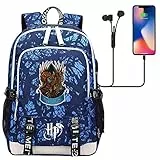 ANCHANG Zaino di Harry Magic Potter, Zaino Corvonero di Harry Fans, Borsa da viaggio Zaino da scuola per adolescenti, Borsa per laptop Grande Multicolor-06