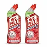 Wc Net - Igiene Totale Gel per Sanitari e Superfici, Pulitore Liquido per Wc, 700 ml x 2 Pezzi