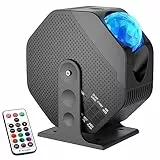 OUSFOT Proiettore Stelle Soffitto, 3 IN 1 Lampada Stelle Proiettore con 6 Colori, Funzione Timer, Galaxy Lighting, Moon Nebula Lampada, Proiettore Cielo Stellato per Festa, Compleanno, Party