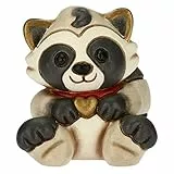 THUN - Soprammobile Minianimale Procione - Accessori per la Casa da Collezionare - Linea Thunimals - Formato Mini - Ceramica - 5 x 4,2 x 5,5 h cm