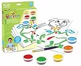 CRAYOLA Mini Kids - Tempere Lavabili per Bambini Formula Antigoccia, Età Consigliata: 36 mesi - 5 anni
