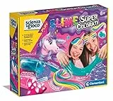 Clementoni- Scienza Fun Super Colorati-Gioco Scientifico 8 Anni, Laboratorio Esperimenti, Fabbrica, Kit per Slime, Versione in Italiano, Colore, 19355