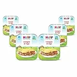 HiPP - Piatto Pronto Bio, Lasagne al Ragù, per Bambini, con Ingredienti Biologici, 6 Confezioni da 250 gr