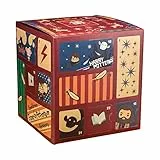 Paladone - Calendario dell'avvento di Harry Potter, cubo con 24 regali, conto alla rovescia per Natale