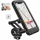 NEVYTOL Porta Telefono Moto, Impermeabile Porta Telefono Bici,Universale Manubrio Supporto Cellulare per iPhone 12, 11 Pro, Xs Max, X, 8, 7, 6S, Samsung S10 S9 S8, 4.7-6.8 Pollici Smartphones