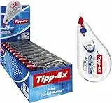 Tipp-Ex Mini Pocket Mouse, Correttore A Nastro, Fornitura Cancelleria Scuola E Ufficio, Confezione Da 10 Unità, Bianco, 6 M X 5 mm