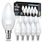 Fulighture Lampadine LED E14, Lampada LED Candela, 3.5W Equivalenti a 35W, Luce Bianca Fredda 6000K 320lm, Non Dimmerabile, 10 Pezzi