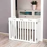Trixie, cancelletto per cane, 82-124 × 61 cm, bianco