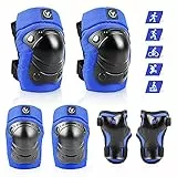 ValueTalks Protezione Kit per Bambini,Set Ginocchiere Gomitiere per Skate Bicicletta Pattinaggio Monopattino e Altri Sport Estermi (6 Pezzi)