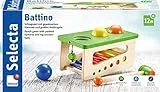Selecta - Giocattolo per martellare “Battino”, in legno, 22 cm, 62017