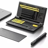 HOTO Set Mini Cacciaviti Precisione, 48 in 1, Ricaricabile 2 Marce Torque Power, Kit di Riparazione Portatile per Orologio, Phone, Pad, Laptop, Elettronica