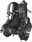 Cressi Aquaride B.C.D. - Equilibratore Idrostatico con una struttura semi-classica, Nero/Blu, Unisex Adulto