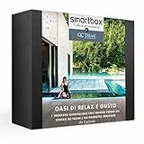 Smartbox - Cofanetto Regalo per Donna - Oasi di Relax e Gusto - Idee Regalo Ottimi per lei - 1 Ingresso Giornaliero e 1 Pranzo Presso Un Centro QC Terme per 2 Persone