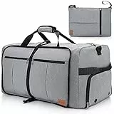 Urtala Borsa da viaggio pieghevole per uomo e donna, 120 l, borsa da notte Weekender con scomparto per scarpe, borsa impermeabile per bagagli a mano, fiori, 120L