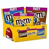 M&M's Confetti al Cioccolato in Tre Gusti Assortiti Arachidi, Crispy Ideale per party e feste, Formato Scorta: 2.85 kg