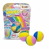 CRAZE- 3 Set Bombe Arcobaleno profumata Effetto effervescente Bolle di Sapone Bambini per Vasca da Bagno o Piscina Gonfiabile Multicolore, 47088