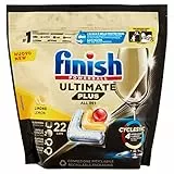 Finish Ultimate Plus All In One Lemon pastiglie lavastoviglie 22 lavaggi 268,4 g