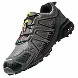 VTASQ Scarpe da Escursionismo Uomo Scarpe da Trekking Scarpe da Trail Running Passeggiate Scarpe da Ginnastica Leggero Tennis Sportiva Outdoor Fitness Running Sneakers Grigio 42 EU