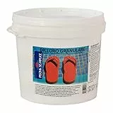 Lapi - Secchio 10 Kg Dicloro Granulare 56% A Rapida Dissoluzione Per Il Mantenimento Dell'Acqua Piscina. cloro in grani per acqua piscina prodotto da azienda Italiana certificata