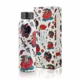 IZMEE Borraccia Acciaio INOX Alimentare 550 ml, Bottiglia Ermetica Ergonomica Slim Style con Confezione Regalo, Design Made in Italy, Borraccia Ecologica Senza BPA per Bici, Sport, Scuola, Ufficio