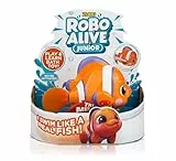 ROBO ALIVE- Series 1 Giocattolo da Bagno Alimentato a Batteria, Colore Arancione, Taglia Unica, 25253