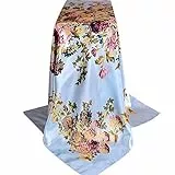Sciarpa grande da donna Sciarpe Stampa avvolgente Leopardo Lungo Sciarpa Morbida Sciarpa Sciarpa Scialle Salviette Umide, Zmade05083-Blu, Taglia unica