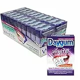 20 PACCHETTI GOMME DA MASTICARE DAYGUM WHITE & CARE SENZA ZUCCHERO CHEWING GUM