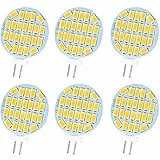 Jenyolon Lampadina a LED G4, luce bianca neutra, 3 W AC/DC, 12 V, 4000 K, 400 lm, ricambio per lampadine alogene da 30 W, LED G4, piccola lampadina con attacco a penna, confezione da 6