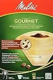 Melitta Gourmet filtri di caffè Aromapor Inoltre, Naturale Marrone, confezione da 1 x 80 pezzi