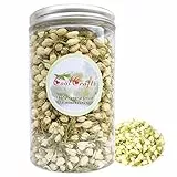 CoolCrafts Gelsomino Essiccato Gelsomino Fiori Secchi Boccioli di Gelsomino per tè, Resina, Decorazione di Dessert - 60g
