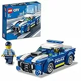 LEGO 60312 City Police Auto della Polizia, Set di Costruzione con Minifigure e Macchina Giocattolo per Bambini di 5+ Anni