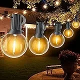 SUWIN Catena Luminosa Esterno, 18M Catena LED, Giardino Luci Stringa Lampadina Impermeabile with 30+1 per Natale Terrazzo Matrimonio Partito