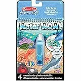 Melissa & Doug Wow Magic Water Book | Libro da Colorare con la Penna Magica a Tema Mondo Sottomarino | Album con Pennarelli ad Acqua | Giochi per Bambini dai 3 ai 7 anni