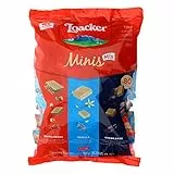 Loacker Party Pack XL, Mix di Mini Waffer Classic con Crema al Cioccolato, Nocciola e Vaniglia, 3 Varietà in 80 monoporzioni, Confezione Convenienza da 800g