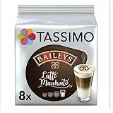 Tassimo Latte Macchiato Baileys, Caffè con Aroma al Liquore alla Panna, Capsule di Caffè, Caffelatte, 8 Porzioni, 264 g
