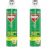 Baygon Spray con Cannuccia Extra Precision, Efficace contro Scarafaggi e Formiche, Protezione Continua fino a 4 Settimane, 1 Confezione da 800 ml