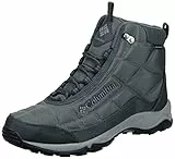 Columbia Stivali Firecamp, Scarpe da Escursionismo Uomo, Grafite in Acciaio Grigio Titanio, 43.5 EU