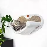 Pfotenolymp® Amaca Per Gatti | Cuccia Gatto Monte A Parete Fino A 10 Kg | Set Completo amaca gatto finestra | Robusto e Resistente Cuffia Del Letto Di Gatto mensole per gatti da muro