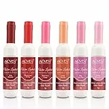Wine Lip Tint, 6 Colori Rossetto vino Rosso Set, Brillantini Lip Gloss Lip Tint Stain Makeup Kit, Impermeabile e di Lunga Durata, Tazza Antiaderente non Sbiadisce, Regalo per le Ragazze Donne