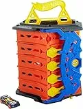 Hot Wheels, ​Hot Wheels Roll Out Raceway Track Set, Storage Bucket Unrolls into 5-Lane Racetrack for Multi-Car Play, Connects to Other Sets