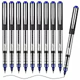 OFFCUP Penne Gel, 10Pcs Penna a Sfera, 0.5MM Penna Roller a Inchiostro Liscio ad Asciugatura Rapida Punta Fine Penne a Inchiostro Liquido Liscio Forniture di Cancelleria per Scuola Ufficio
