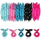 Locisne 40pcs=5colori*8pcs flessibile schiuma bigodini di capelli,senza calore bigodini capelli cuscino magico rulli morbidi cura dei capelli strumenti per lo styling fai da te comodi dormire su
