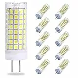 Generic Lampadine a LED G4 10 W Lampadina alogena Sostituisci 1000 lm 102 Pezzi SMD 2835 Dimmerabile Senza sfarfallio Certificato CE Confezione 10 Bianco Caldo