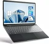 SGIN 15,6 Pollici Laptop 8 GB RAM 256 GB SSD Windows 11 Notebook, Celeron Quad-Core Up to 2.8Ghz, 2.4/5.0G WiFi, Bluetooth 4.2, Supporta memoria espandibile 512 GB TF