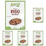 Felicia, Penne Rigate di Riso Integrale, Pasta Ricca di Fibre e di Proteine e Nutrienti Utili al Buon Funzionamento dell'Organismo, Bio, Vegan, Confezione da 1700 g